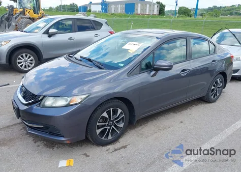 2014 Honda Civic Ex from USA, damaged, VIN 2HGFB2F88EH560009